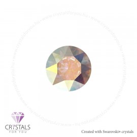 Swanis® prémium kristállyal díszített kör alakú fülbevaló - 03 Crystal AB szín