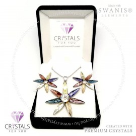 3D csillag szett Swanis® prémium kristállyal díszítve