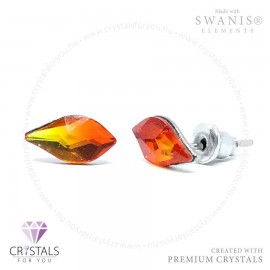 Swanis® prémium kristállyal díszített csepp alakú fülbevaló