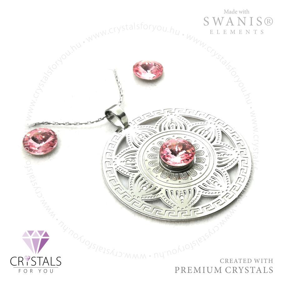 Mandala szett középen egy Swanis® prémium kristállyal díszítve